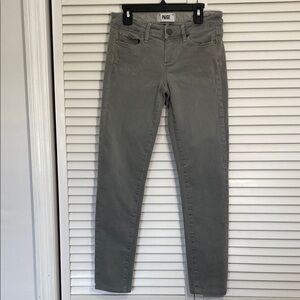 PAIGE Gray Skinny Jeans Modern Fit